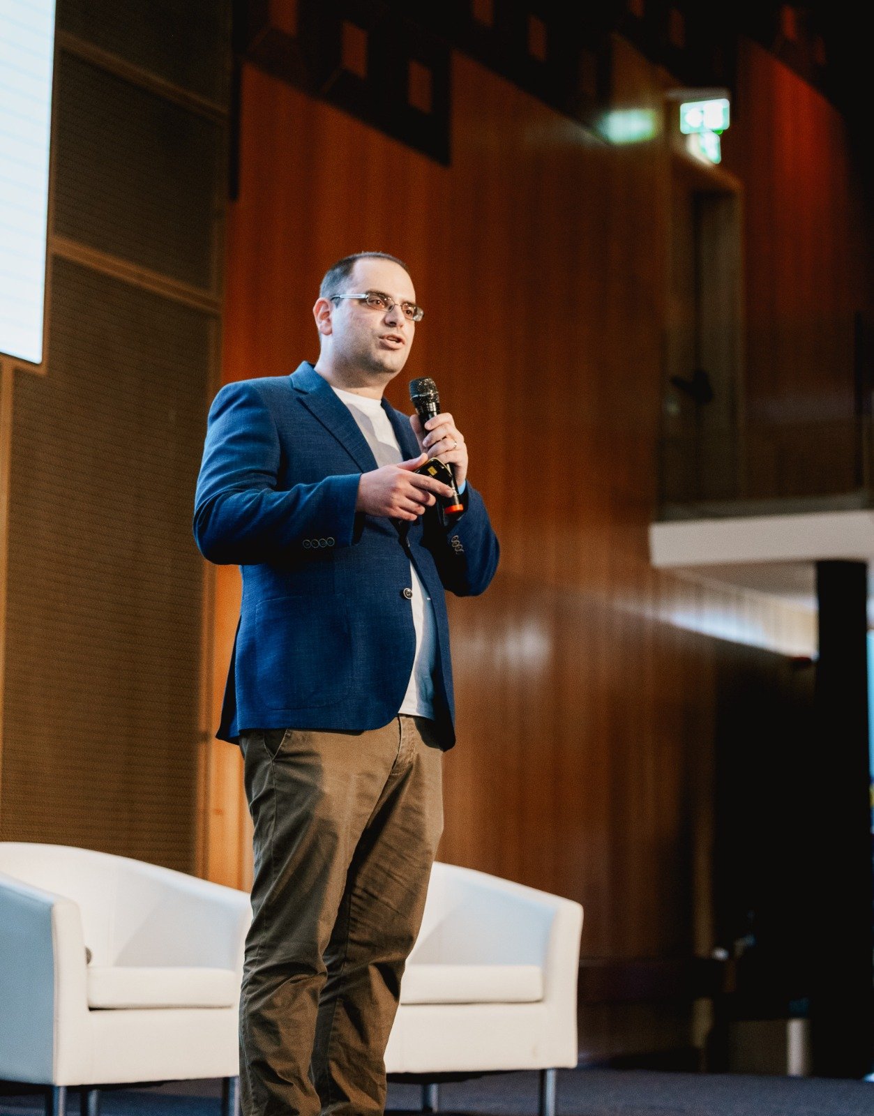 Luca Caruana speaking